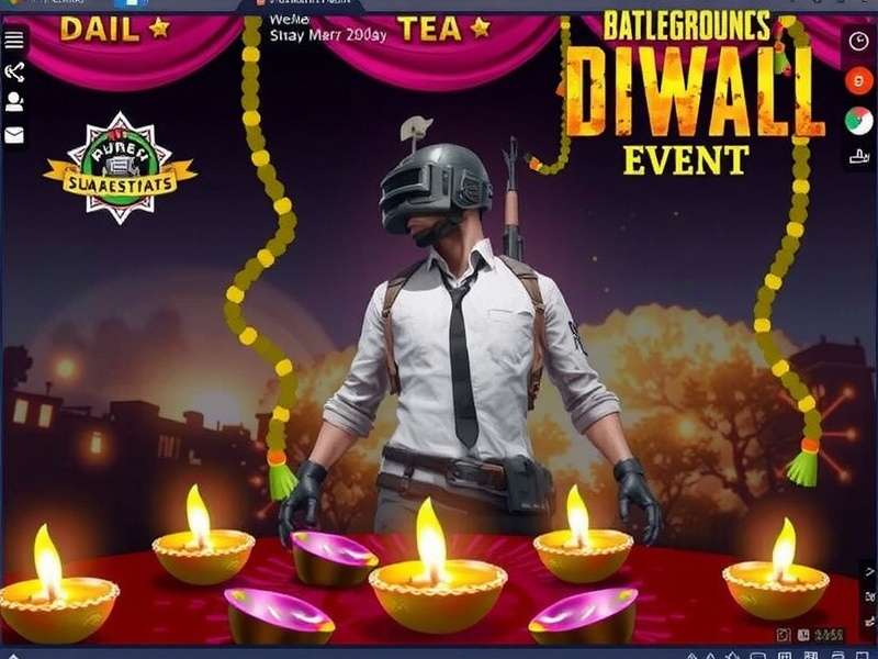 PUBG Mobile India Stars Diwali Celebration PUBG Mobile India Stars Diwali Event with in-game decorations