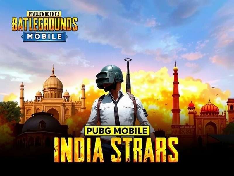 PUBG Mobile India Stars Official Banner PUBG Mobile India Stars Banner showing in-game characters and Indian landmarks